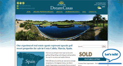 Desktop Screenshot of dreamcasas.com